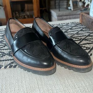 Genuine, leather loafers. Worn just a few times.